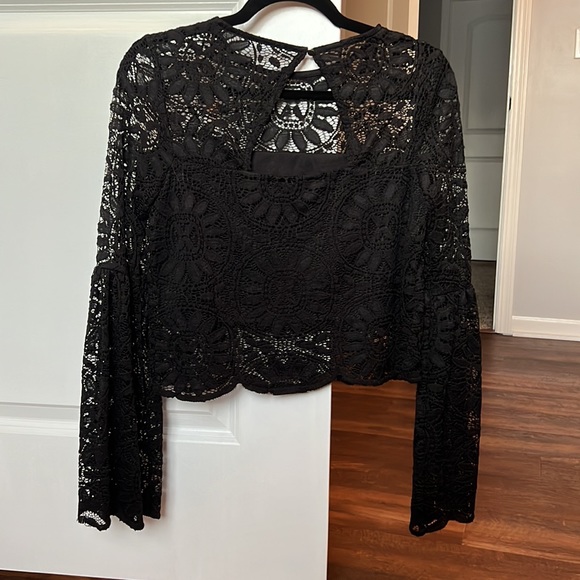 Target Lace Cropped Top - Picture 4 of 6
